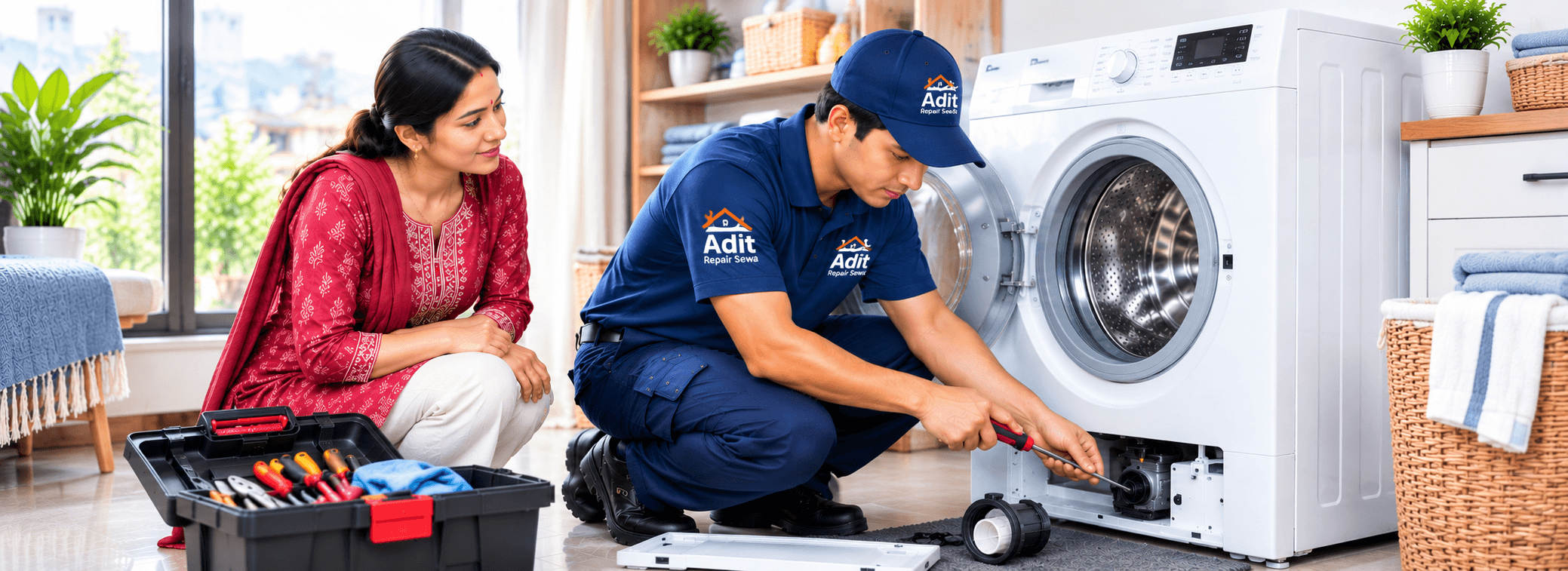 Professional Washing Machine Repair at Home